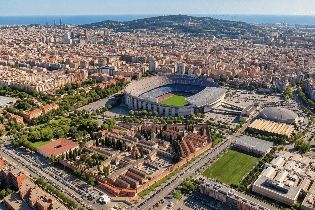 Conocer Barcelona: barrios, distritos y cómo organizar tu visita Barrio de Les Corts Barcelona