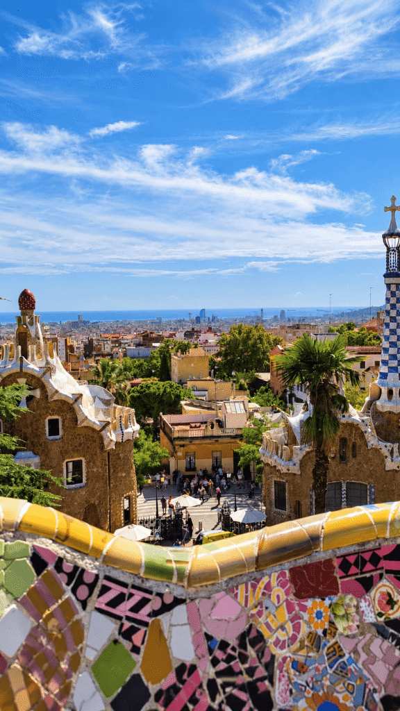 Vistas de Barcelona desde Park Guell 1